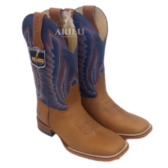 Bota Texana Helazza Masculina Caramelo Z62 4045