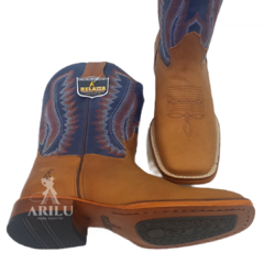 Bota Texana Helazza Masculina Caramelo Z62 4045 - loja online