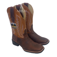 Bota Texana Helazza Masculina Rust Café Z66 40024