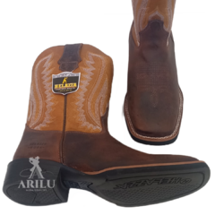 Bota Texana Helazza Masculina Rust Café Z66 40024 - loja online