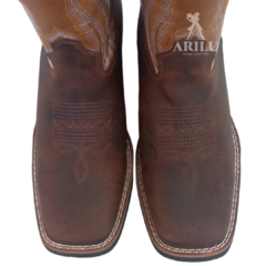 Bota Texana Helazza Masculina Rust Café Z66 40024