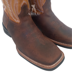 Imagem do Bota Texana Helazza Masculina Rust Café Z66 40024