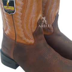Bota Texana Helazza Masculina Rust Café Z66 40024 - comprar online