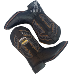 Bota Texana Helazza Masculina Preto Z65 20224 - loja online