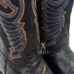 Bota Texana Helazza Masculina Preto Z65 20224
