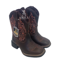 Bota Texana Helazza Infantil Café 110 4745