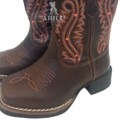 Bota Texana Helazza Infantil Café 110 4745 - comprar online