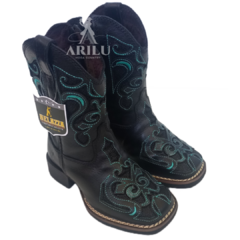 Bota Texana Helazza Infantil Preto 4625