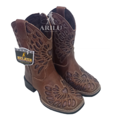 Bota Texana Helazza Infantil Ouro 1450