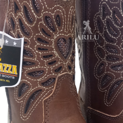 Bota Texana Helazza Infantil Ouro 1450