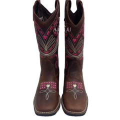 Bota Texana Helazza Feminina Pink 196B 4665 na internet