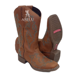 Bota Texana Helazza Feminina Tabaco 195B 4710 na internet