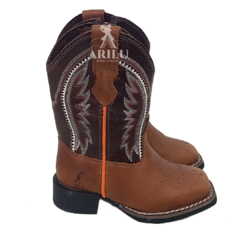 Bota Texana Helazza Infantil Café 40124 - Agroarilu Moda Country