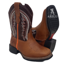 Bota Texana Helazza Infantil Café 40124 - comprar online