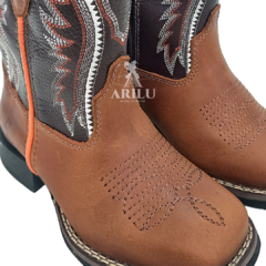 Bota Texana Helazza Infantil Café 40124 - loja online