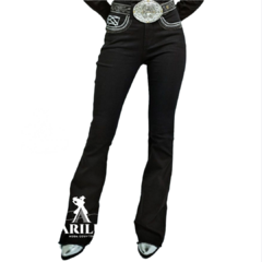 Calça Penssy Rodeo Feminina Preta Cindy