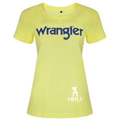 T-Shirt Wrangler Feminina Amarela WF8000AM
