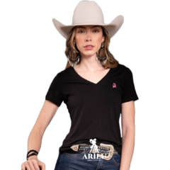 T-Shirt Tassa Feminina Preto 3090.49 - comprar online