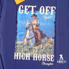 T-Shirt Wrangler Feminina Azul WF8037 - comprar online