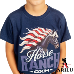 Camiseta Ox Horns Infantil Menino Marinho 5279 na internet