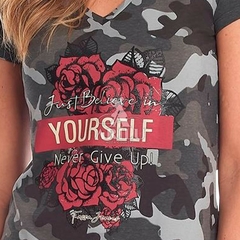 T-Shirt Tassa Feminina Camuflada 4325 - comprar online