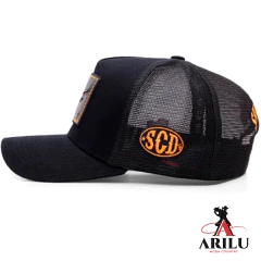 Boné Sacudido's Logo Preto BN207SCD - Agroarilu Moda Country