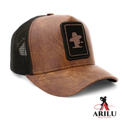 Boné Sacudido's Logo Marrom BN195SCD - Agroarilu Moda Country