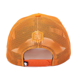Boné Sacudido's Logo Estilizado Laranja BN354SCD - Agroarilu Moda Country