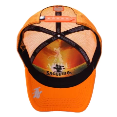 Boné Sacudido's Logo Estilizado Laranja BN354SCD - loja online