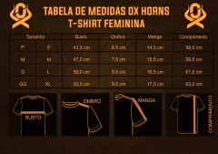 T-Shirt Ox Horns Feminina Branca 6387 - loja online