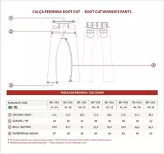 Calça Tassa Feminina Reta Cintura Alta Jeans Delave TFCR0003
