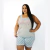 Pijama Frases Adulto Feminino Regata Plus size na internet
