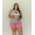 Pijama Plus Size Feminino Pinguim/Lulu Com Tapa Olho - Bella Pelle | Moda Íntima