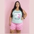 Pijama Curto de Adulto Feminino Regata Plus size - comprar online