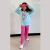 Pijama Feminino Infantil De Inverno Com Tapa Olho Lulu na internet