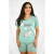 Imagem do Pijama Manga Fashion Short Meia Coxa
