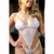 Body Samantha de Microfibra e Renda Sensual Sem Bojo
