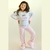 Pijama Longo Infantil de Meninas Inverno Em Malha Plush - comprar online
