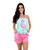 Pijama Curto Adulto de Alça Feminino Com Tapa Olho na internet