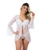 Robe de Renda e Tule Sensual - Bella Pelle | Moda Íntima