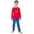 Pijama Infantil Longo Masculino Inverno de Heróis - comprar online