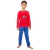 Pijama Infantil Longo Masculino Inverno de Heróis - comprar online