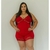 Pijama Short Dool Plus Size Iris de Liganete e Renda