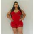 Pijama Short Dool Plus Size Iris de Liganete e Renda