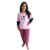 Pijama de Frio Plush Feminino Adulto Bocejinho Inverno Soft - comprar online