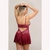 Camisola de Liganete Com Renda Sensual Feminina Angelina - Bella Pelle | Moda Íntima