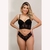 Conjunto de Cropped Com Bojo de Renda Feminino Anita na internet