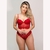 Conjunto de Cropped Com Bojo de Renda Feminino Anita