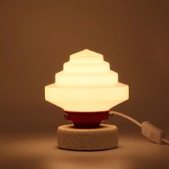 Luminária de Opalina escadinha Vintage Mini na internet