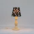 Mini Lampe Marguerites Noir - Base em Madeira - comprar online